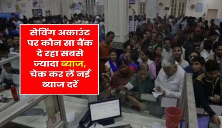 Savings Account Interest Rate : सेविंग अकाउंट पर कौन सा बैंक दे रहा सबसे ज्यादा ब्याज, चेक कर लें नई ब्याज दरें