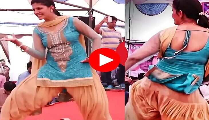 Sapna Choudhary Dance : खरबुजे सी जवानी पर सपना चौधरी ने काटा गदर