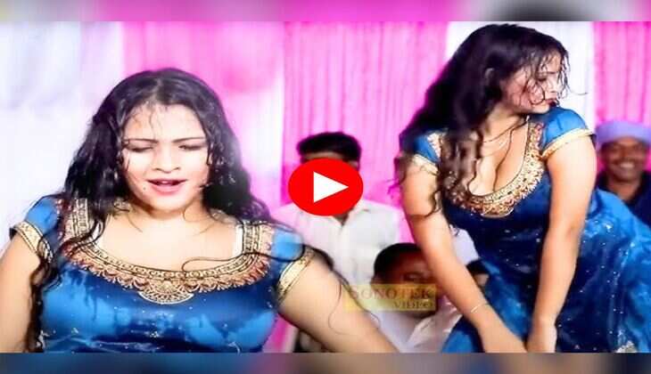 Haryanvi Dance : सपना ने खुद को पानी में भिगोया, लेट लेटकर किया धासू डांस
