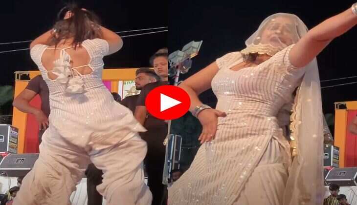 Gori Nagori Dance : गोरी नागोरी ने नाचते हुए सूट उठाकर माहौल कर दिया गर्म, दिखाया चढ़ती जवानी का जलवा