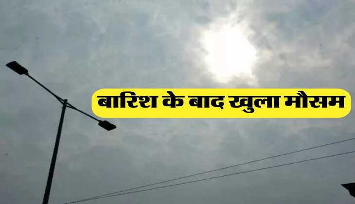 Weather Update - 1 घंटा बरसे बादल, फिर खुला मौसम, जानिए अगले 2 दिन का पूर्वानुमान 