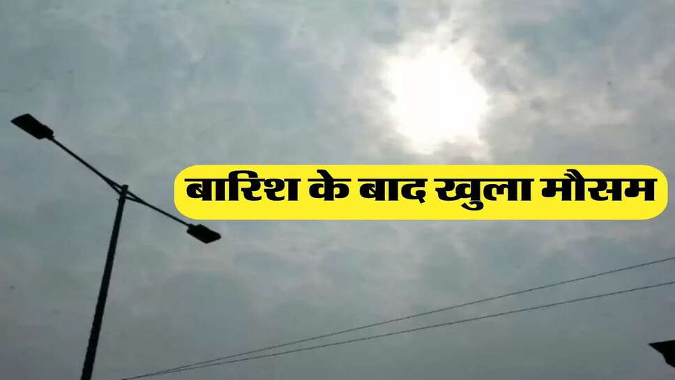 Weather Update - 1 घंटा बरसे बादल, फिर खुला मौसम, जानिए अगले 2 दिन का पूर्वानुमान&nbsp;
