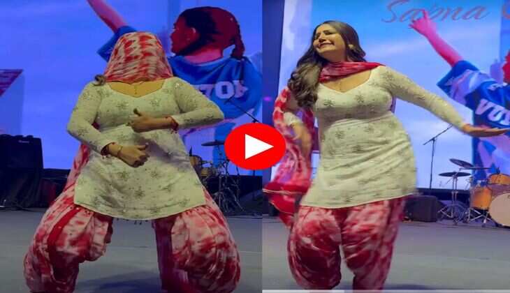 Sapna Choudhary Dance : गदर गाने पर जबरदस्त नाची सपना चौधरी, फैंस बोले- कोई नहीं टक्कर में 