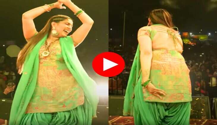 Sapna Choudhary Dance : 28 की उम्र में सपना चौधरी ने दिखाई गजब की अदाएं, बढ़ा दिया तापमान