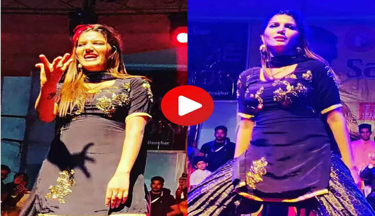 रेड फरारी पर Sapna Choudhary ने धीरे-धीरे हिलाया फिगर