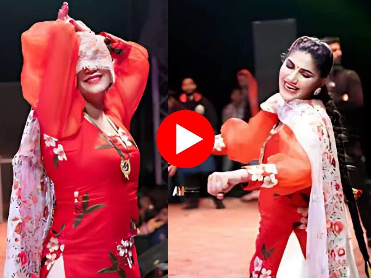 Sapna Choudhary : लाल सूट में सपना चौधरी ने ढाया कहर, मूव्ज देख लोग हुए दीवाने