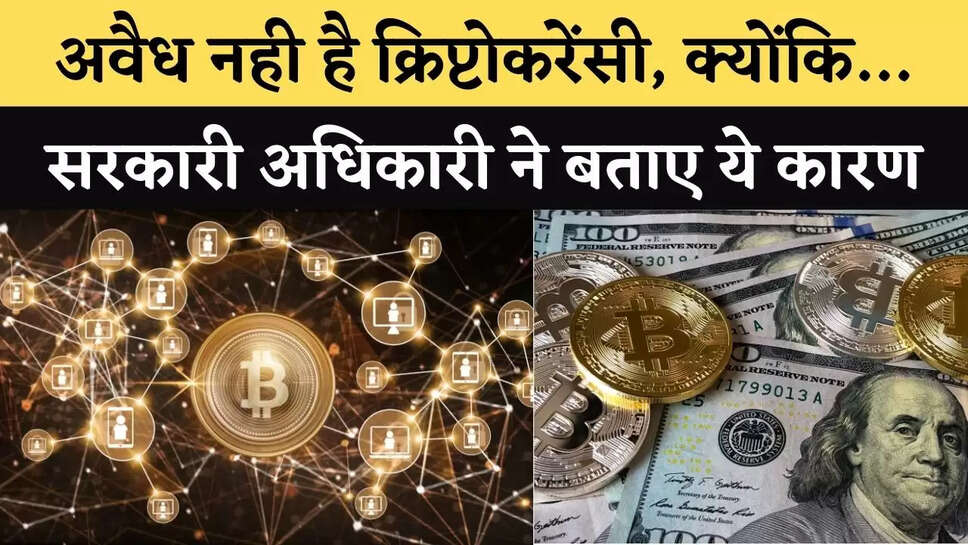 अवैध नही है क्रिप्टोकरेंसी, क्योंकि&hellip; सरकारी अधिकारी ने बताए ये कारण