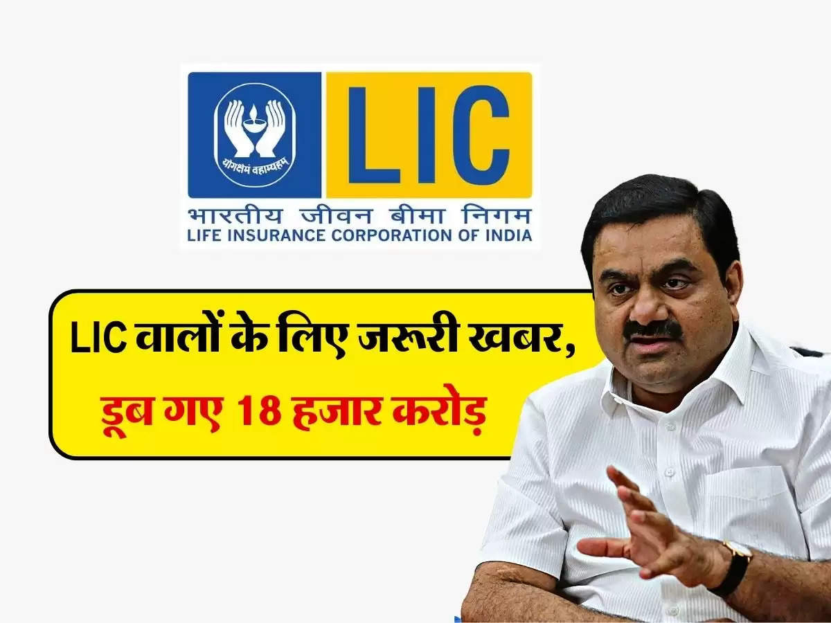 LIC वालों के लिए जरूरी खबर, डूब गए 18 हजार करोड़