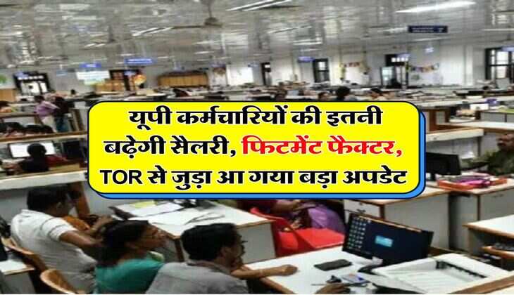 UP News : यूपी कर्मचारियों की इतनी बढ़ेगी सैलरी, फिटमेंट फैक्टर, TOR से जुड़ा आ गया बड़ा अपडेट