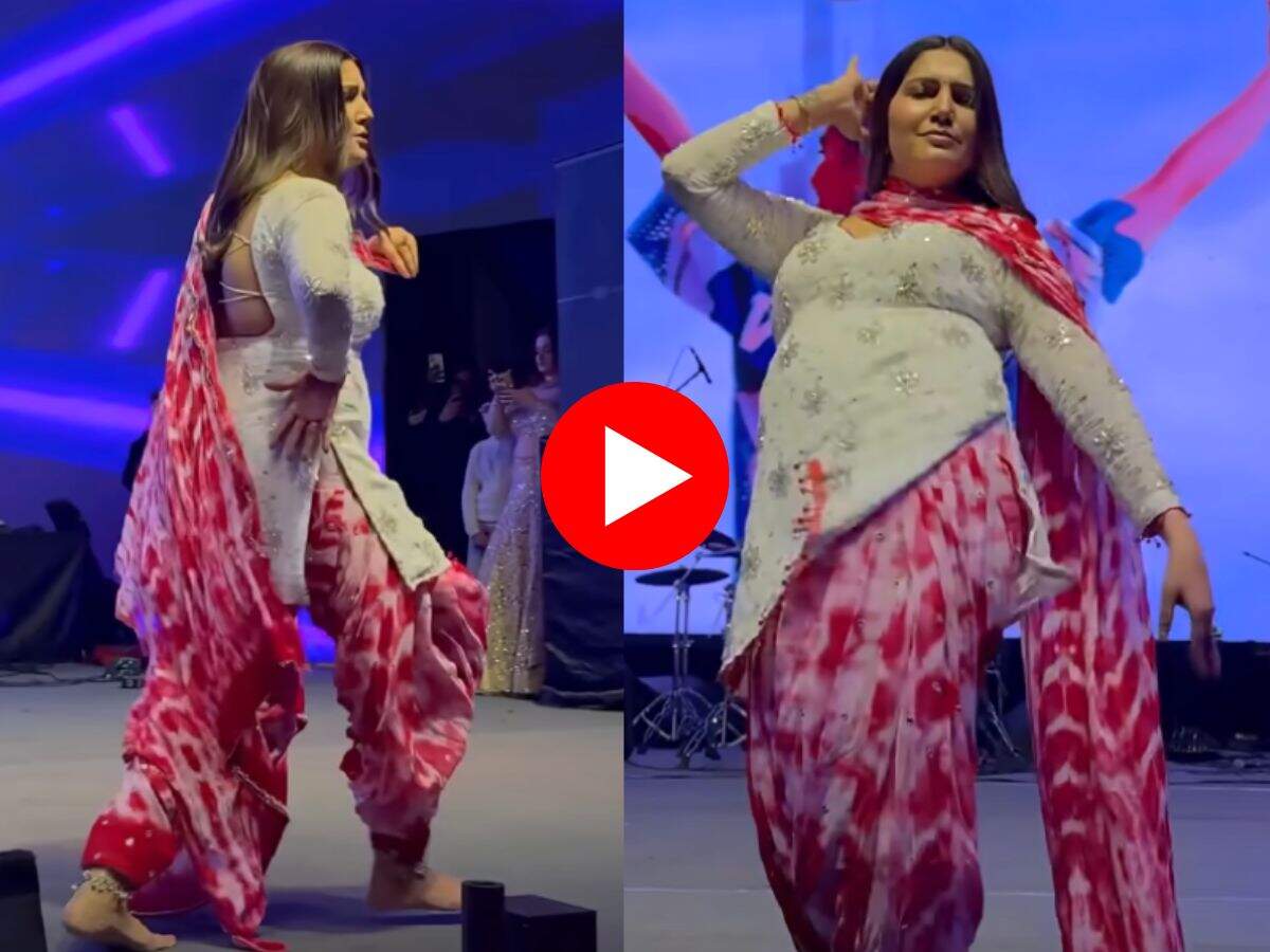 sapna ka dance : माची माची हांडू पर सपना चौधरी ने 32 की उम्र में दिखाया 21 वाला जोश, वीडियो बनाने लगे लोग