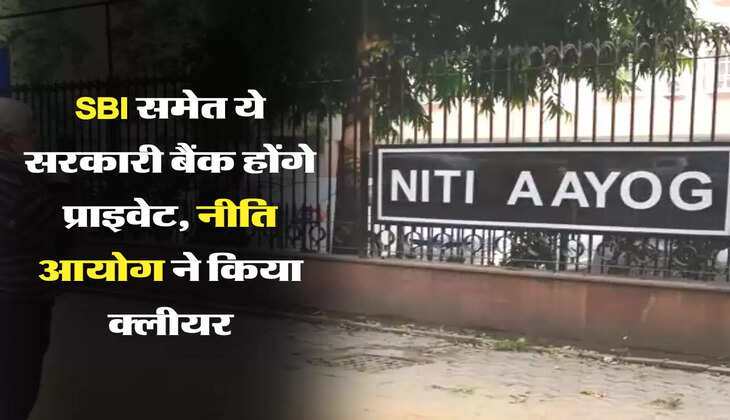 SBI समेत ये सरकारी बैंक होंगे प्राइवेट, नीति आयोग ने किया क्लीयर