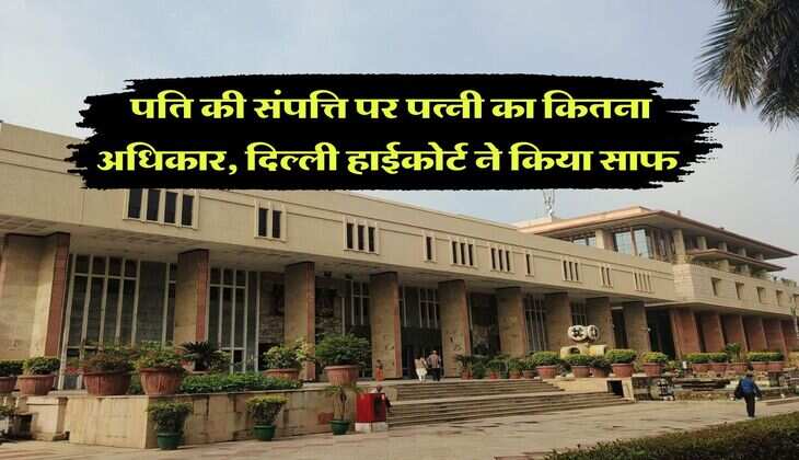 Delhi High Court Judgement : पति की संपत्ति पर पत्नी का कितना अधिकार, दिल्ली हाईकोर्ट ने किया साफ