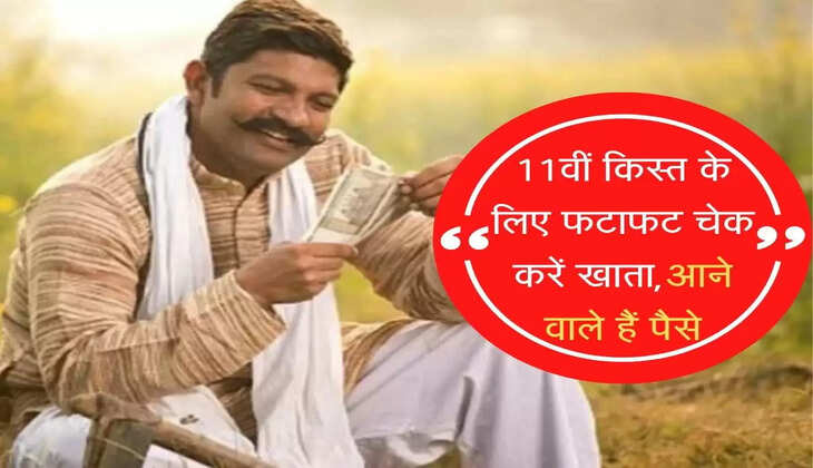 11वीं किस्त के ल&zwj;िए फटाफट चेक करें खाता,आने वाले हैं पैसे