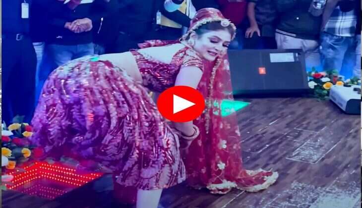 Gori Nagori Dance : डांस फ्लोर पर लहंगा चोली में गोरी नागोरी ने काटा बवाल, देख आहें भरने लगे फैंस&nbsp;