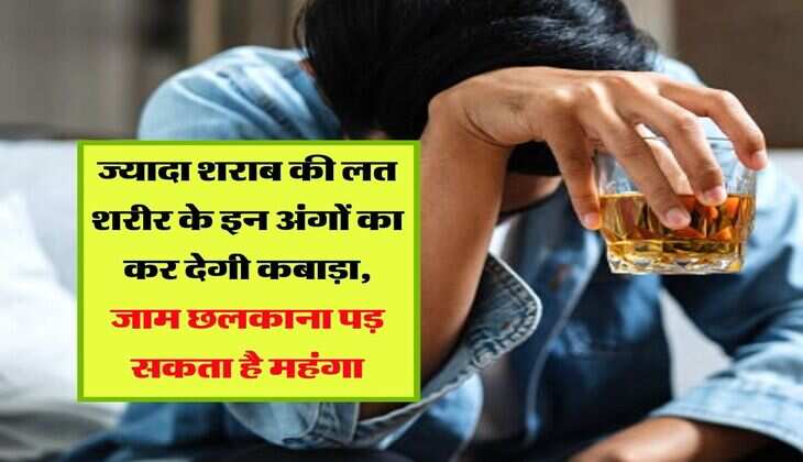 Alcohol : ज्यादा शराब की लत शरीर के इन अंगों का कर देगी कबाड़ा, जाम छलकाना पड़ सकता है महंगा