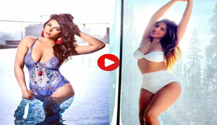 कश्मीर की ठंडी में Shama Sikander ने बिकिनी में करवाया फोटोशूट, तस्वीरें देख पसीने से तर हुए फैंस