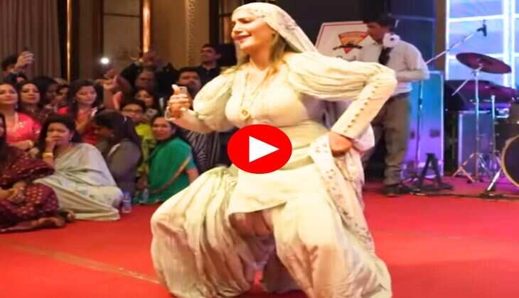 Sapna Choudhary in UP : सपना चौधरी ने ठुमकों से हिलाई यूपी, परफोर्मेंस देख बेकाबू हुए लोग