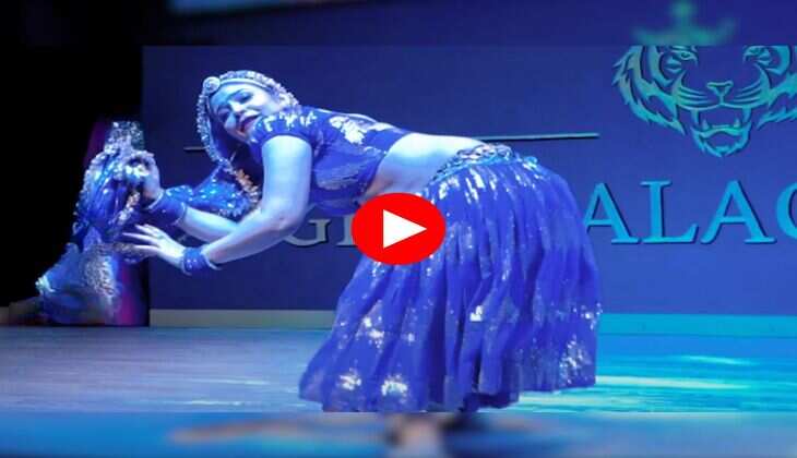 Haryanvi Dance Video : चुन्नी में परफ्यूम लगाकर गोरी नागोरी ने अदाओं सें लूट ली महफिल, वीडियो हुआ वायरल