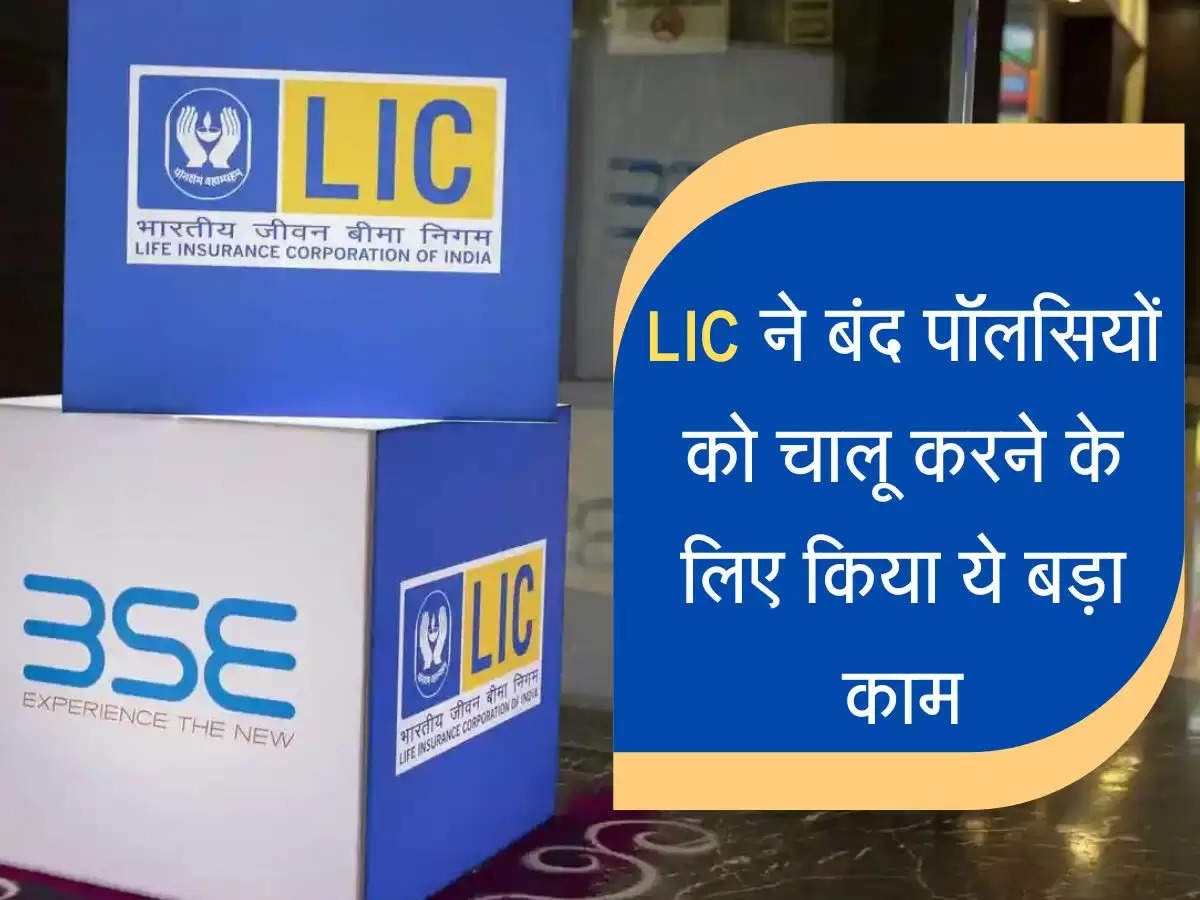 LIC ने बंद पॉॅलसियों को चालू करने के लिए किया ये बड़ा काम