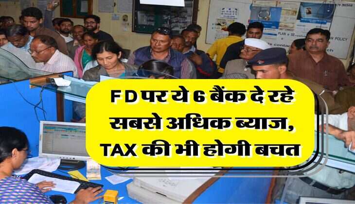 FD पर ये 6 बैंक दे रहे सबसे अधिक ब्याज, TAX की भी होगी बचत&nbsp;