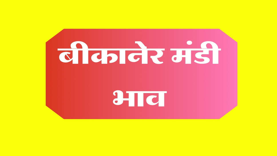 बीकानेर मंडी भाव 14 अक्टूबर 2026: जीरा में 1000 रुपए की तेजी, ईसबगोल और मोठ में मंदी, देखें ताजा भाव