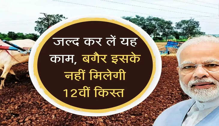 जल्द कर लें यह काम, बगैर इसके नहीं मिलेगी 12वीं किस्त 