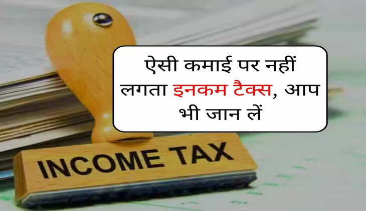 Income Tax Free Income : ऐसी कमाई पर नहीं लगता इनकम टैक्स, आप भी जान लें
