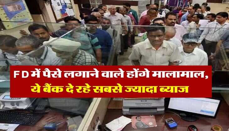 FD में पैसे लगाने वाले होंगे मालामाल, ये बैंक दे रहे सबसे ज्यादा ब्याज&nbsp;