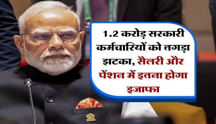 8th pay commission : 1.2 करोड़ सरकारी कर्मचारियों को तगड़ा झटका, सैलरी और पेंशन में इतना होगा इजाफा