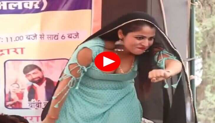 Haryanvi Dance : सिर पर चुन्नी रख मुस्कान बेबी ने दिखाई रंगीन अदाएं, माहौल बना दिया हसीन&nbsp;