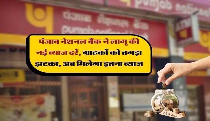 Banking Rule : पंजाब नेशनल बैंक ने लागू की नई ब्याज दरें, ग्राहकों को तगड़ा झटका, अब मिलेगा इतना ब्याज