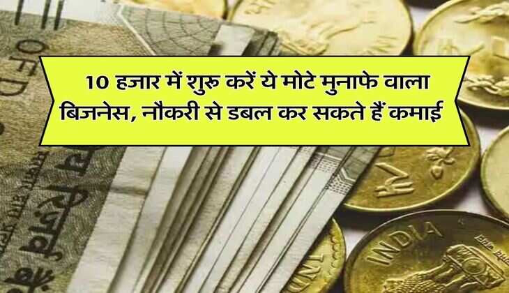 Business Idea : 10 हजार में शुरू करें ये मोटे मुनाफे वाला बिजनेस, नौकरी से डबल कर सकते हैं कमाई, घर बैठे ही चल जाएगा काम