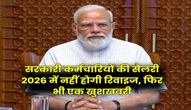 Salary Hike : सरकारी कर्मचारियों की सैलरी 2026 में नहीं होगी रिवाइज, फिर भी एक खुशखबरी