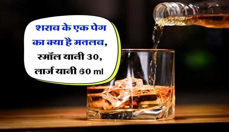 Liquor : शराब के एक पेग का क्या है मतलब, स्मॉल यानी 30, लार्ज यानी 60 ml, जानिये ये किसने किया तय