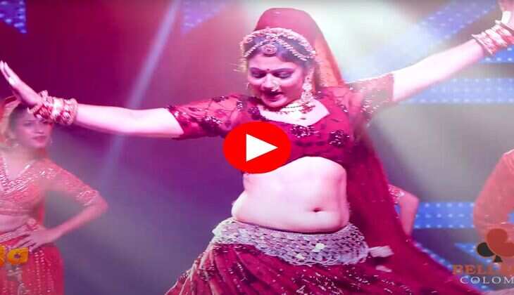 Gori Nagori Dance : रंगीन लाइटों के बीच गोरी नागोरी ने लहंगा चोली में किया सॉलिड डांस