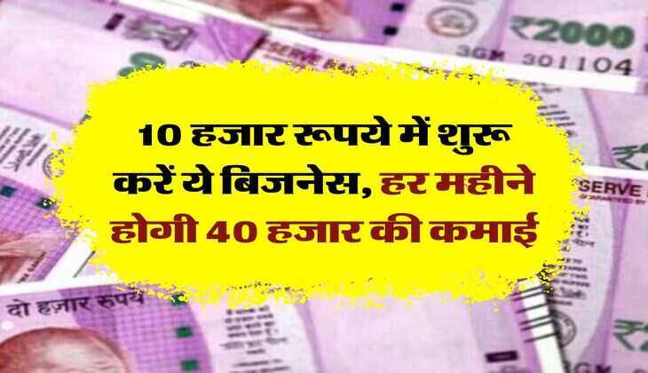 Business Idea : 10 हजार रूपये में शुरू करें ये बिजनेस, हर महीने होगी 40 हजार की कमाई