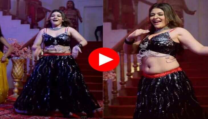 Gori Nagori Dance : रंगीन लाइटों के बीच गोरी ने लगाए ताबड़तोड़ ठुमके, सपना चौधरी को कर दिया फेल 