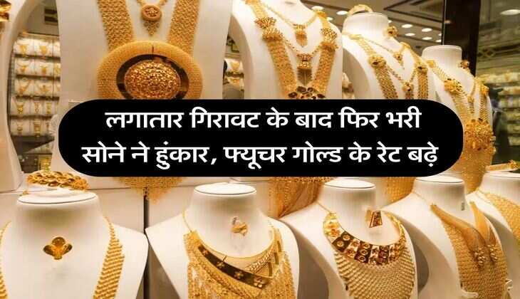 MCX Gold Rate : लगातार गिरावट के बाद फिर भरी सोने ने हुंकार, फ्यूचर गोल्ड के रेट बढ़े