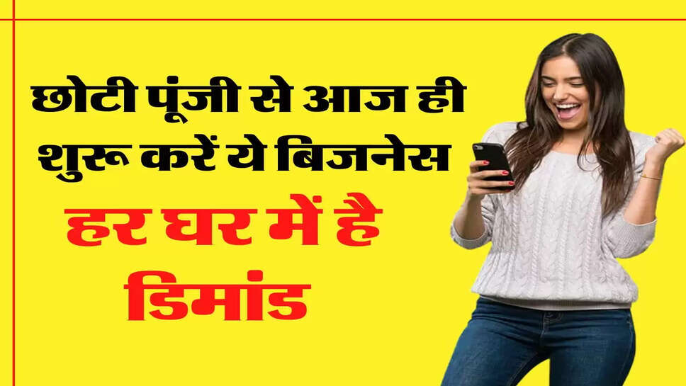 छोटी पूंजी से आज ही शुरू करें ये बिजनेस, हर घर में है डिमांड&nbsp;