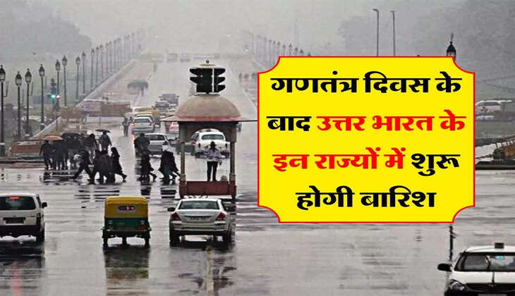 Aaj ka Mausam : गणतंत्र दिवस के बाद उत्तर भारत के इन राज्यों में शुरू होगी बारिश, जानिए IMD का अलर्ट