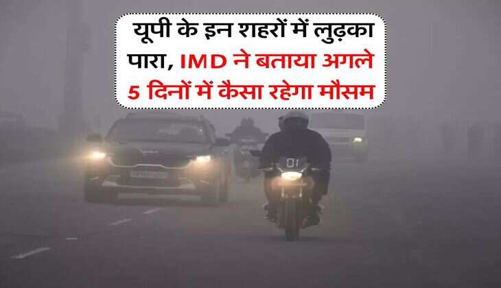UP Weather : यूपी के इन शहरों में लुढ़का पारा, IMD ने बताया अगले 5 दिनों में कैसा रहेगा मौसम