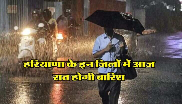 Haryana Mausam : हरियाणा के इन जिलों में आज रात होगी बारिश, IMD ने बताया 15 जुलाई तक कैसा रहेगा मौसम &nbsp;
