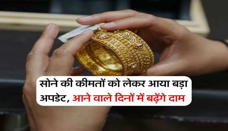 Gold price : सोने की कीमतों को लेकर आया बड़ा अपडेट, आने वाले दिनों में बढ़ेंगे दाम