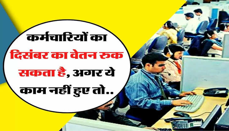 Employees Update - कर्मचारियों का दिसंबर का वेतन रुक जाएगा, अगर ये काम नहीं हुए तो, निर्देश हुए जारी