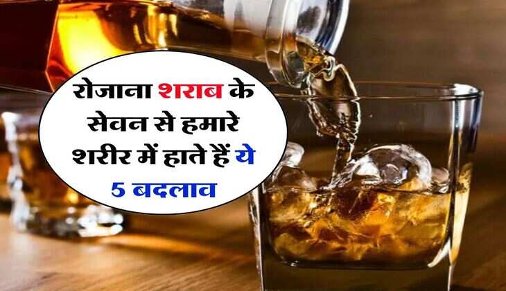 Alcohol Fact : रोजाना शराब के सेवन से हमारे शरीर में हाते हैं ये 5 बदलाव, पीने वाले जरूर जानें