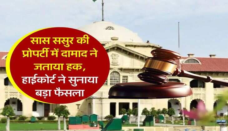 High Court : सास ससुर की प्रोपर्टी में दामाद ने जताया हक, हाईकोर्ट ने सुनाया बड़ा फैसला