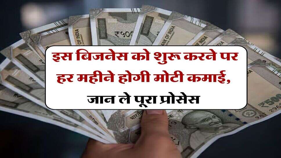 Business Idea : इस बिजनेस को शुरू करने पर हर महीने होगी मोटी कमाई, जान ले पूरा प्रोसेस