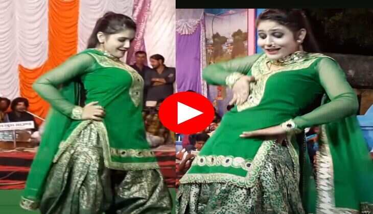 Gori Nagori Dance : गोरी नागोरी ने डांस के दौरान बदन पर फेरा हाथ, इशारें देख लोग हो गए दिवाने