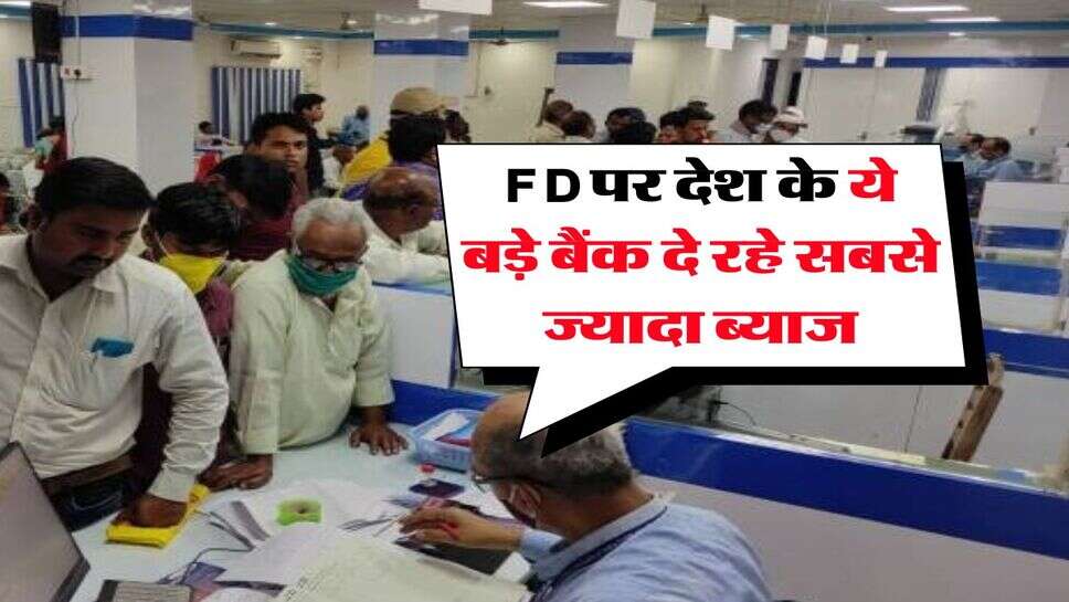 FD पर देश के ये बड़े बैंक दे रहे सबसे ज्यादा ब्याज, जान लें 7 दिन से लेकर 10 साल की एफडी पर कितना मिलेगा ब्याज&nbsp;
