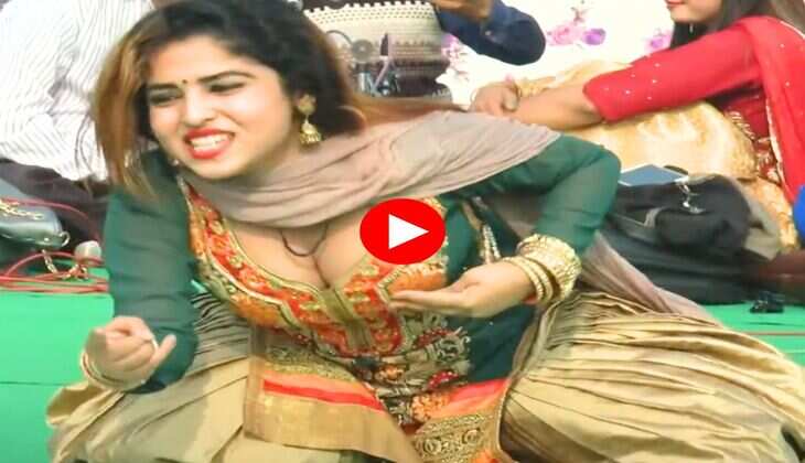 Haryanvi Dance : खुले बाल और टाइट सूट में मुस्कान बेबी ने ताबड़तोड़ ठुमकों से उड़ा दिया गर्दा